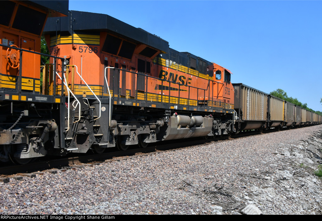 BNSF 5796 Roster shot.